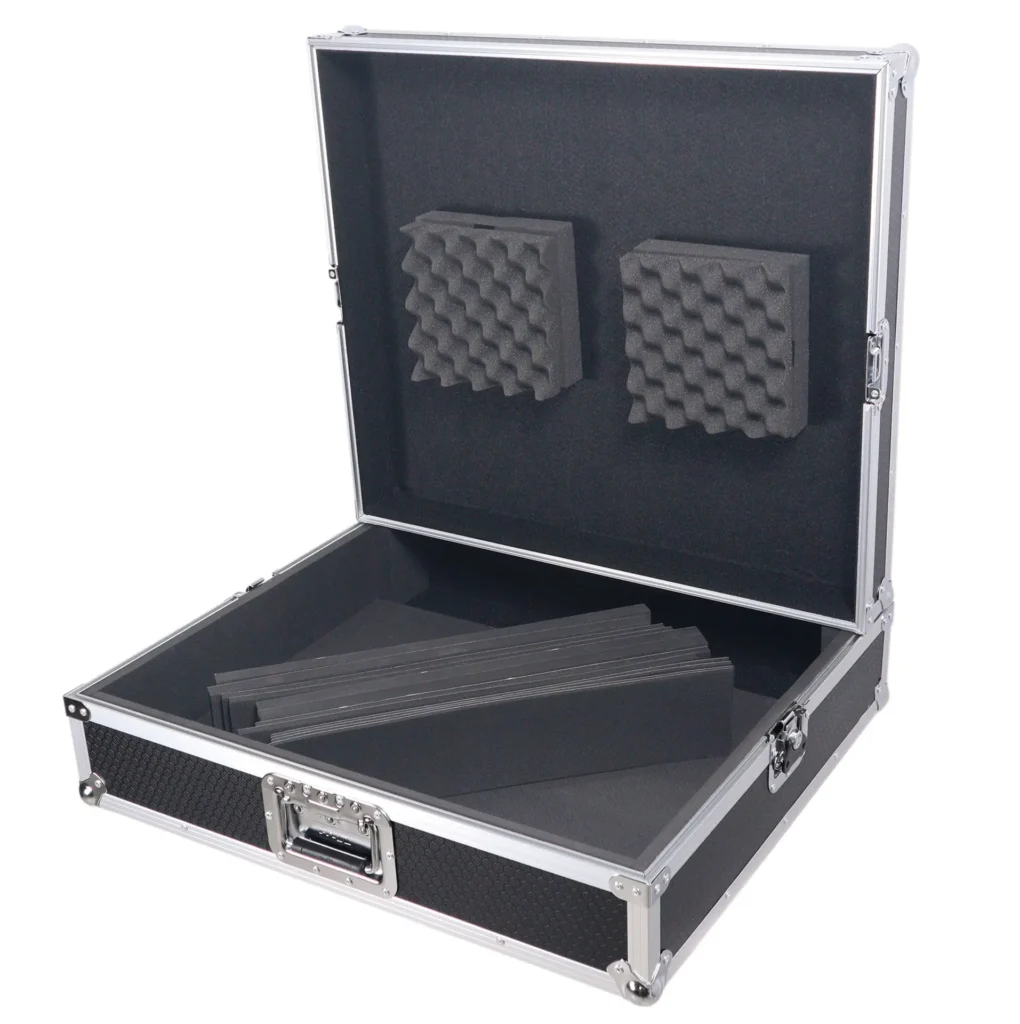 Universal Mixer Flight Case for A&H ZED-22FX Mackie ProFX 22v3 Onyx24 with Doghouse and Wheels