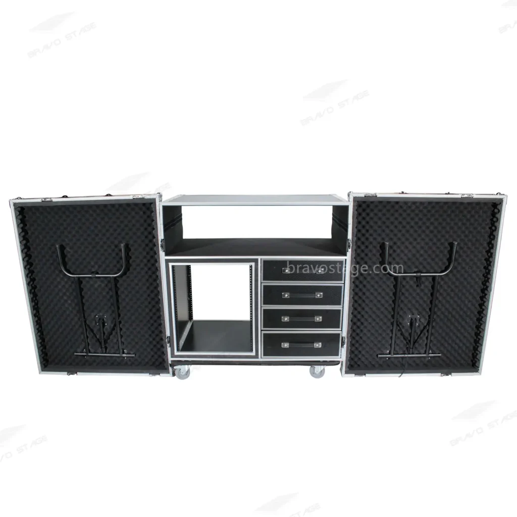 12U Shockproof Rack Mixer Console Case