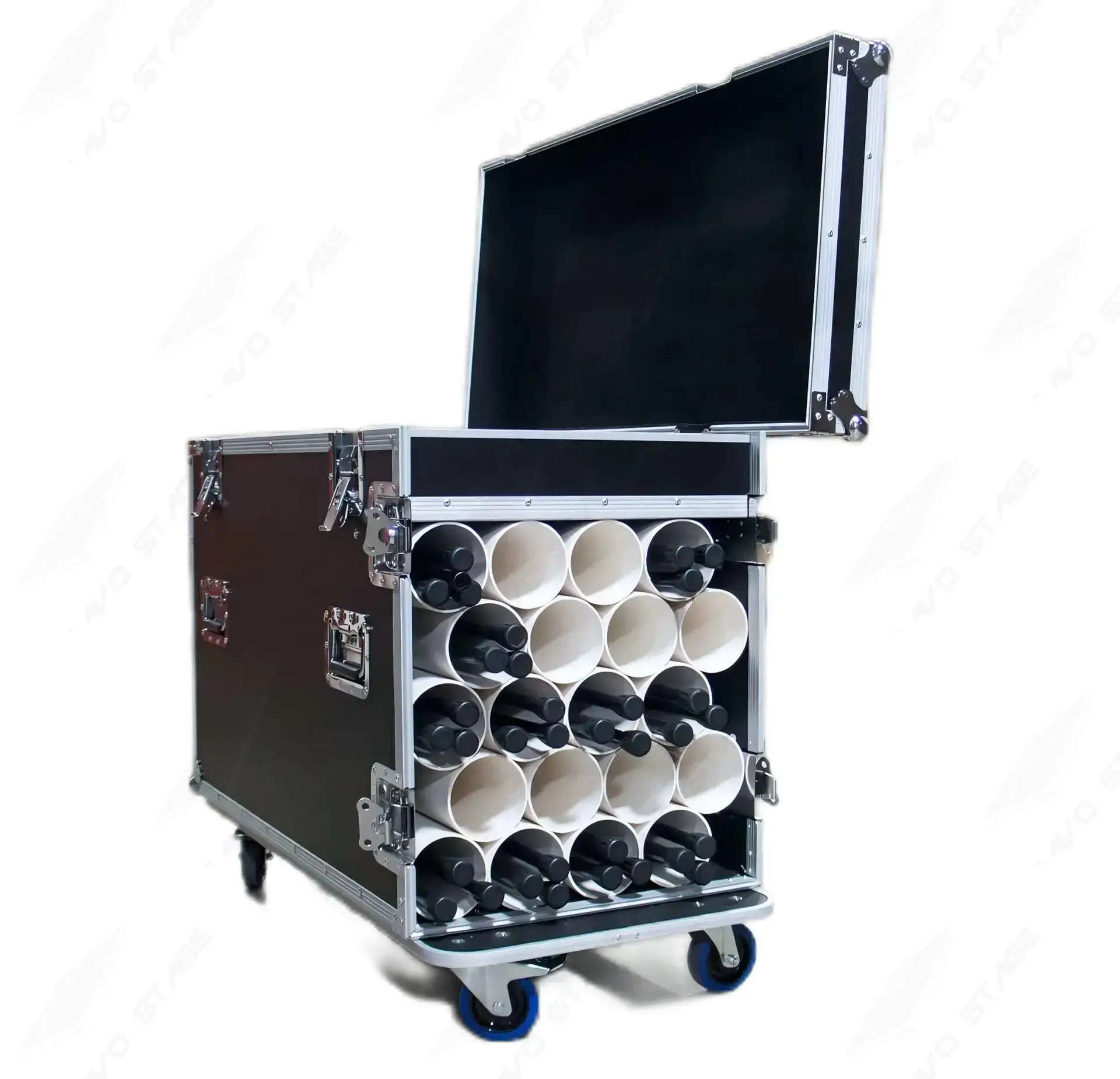 ATA Flight Case For 20 Tripod Microphone Stands