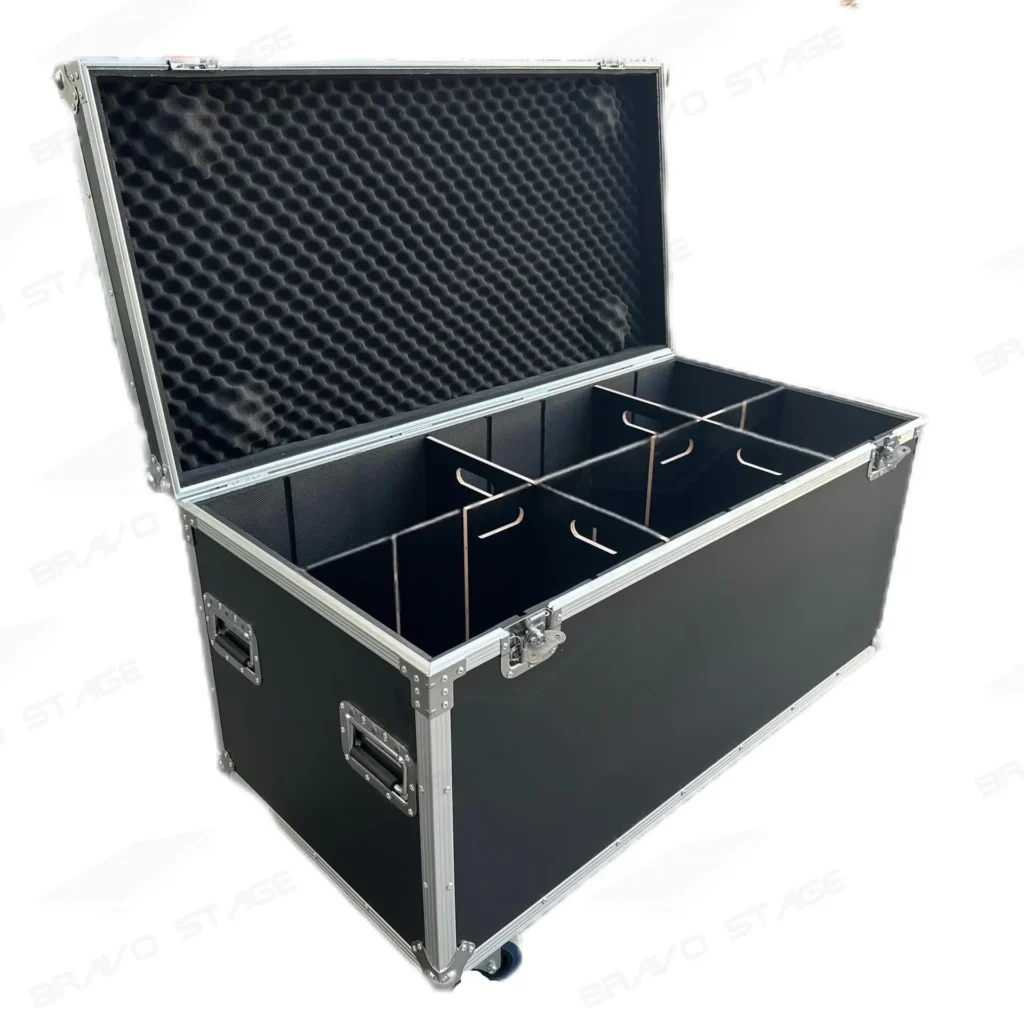 ATA Utility Heavy Duty Storage Road Case With Dividers