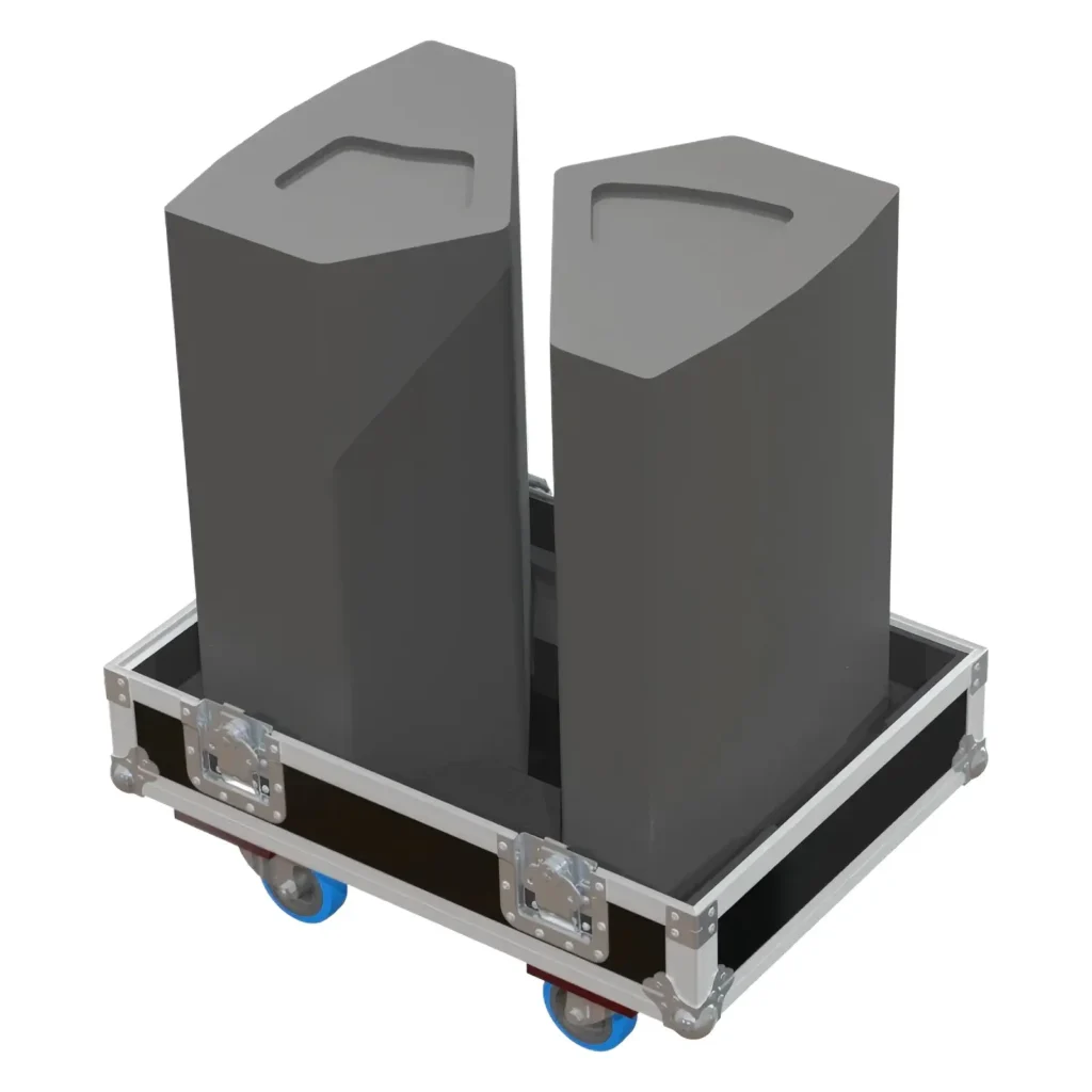 Flight Case 2x DAS M512A Speakers