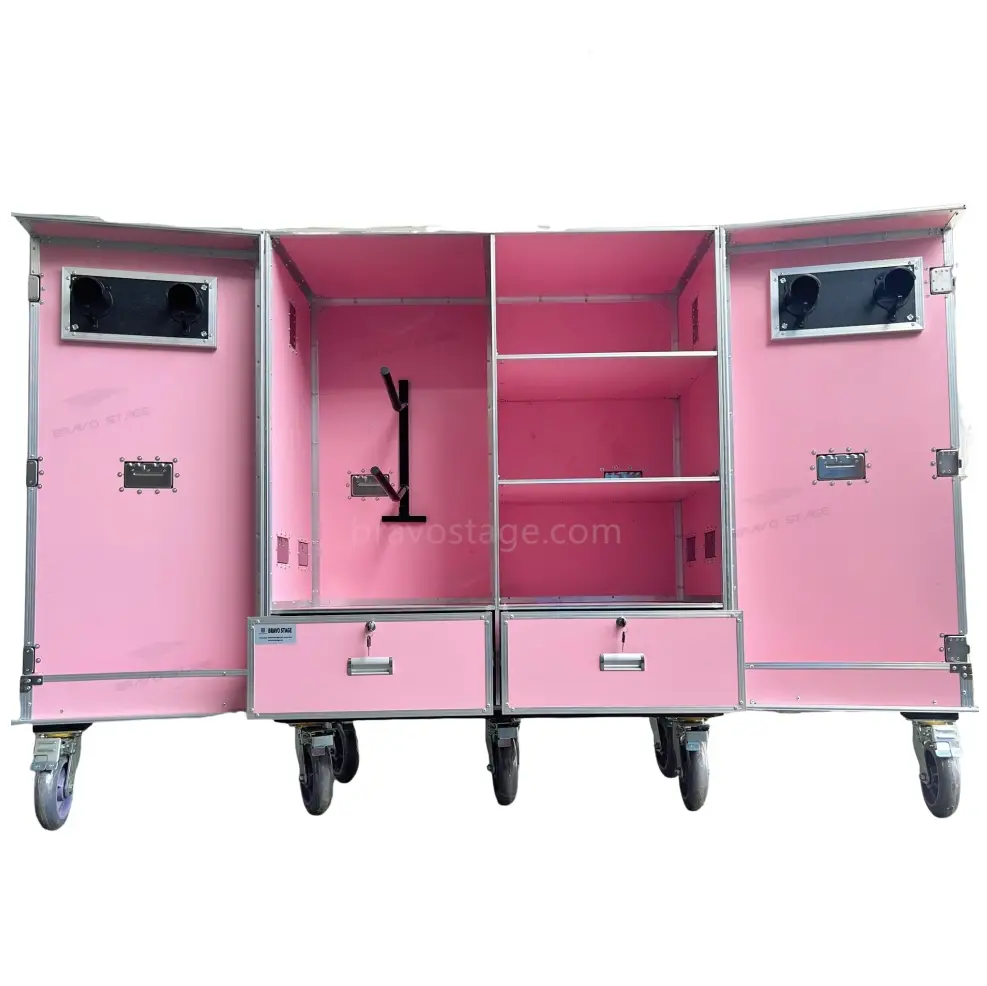 Pink Color Horse Equipment Storage Flight Case