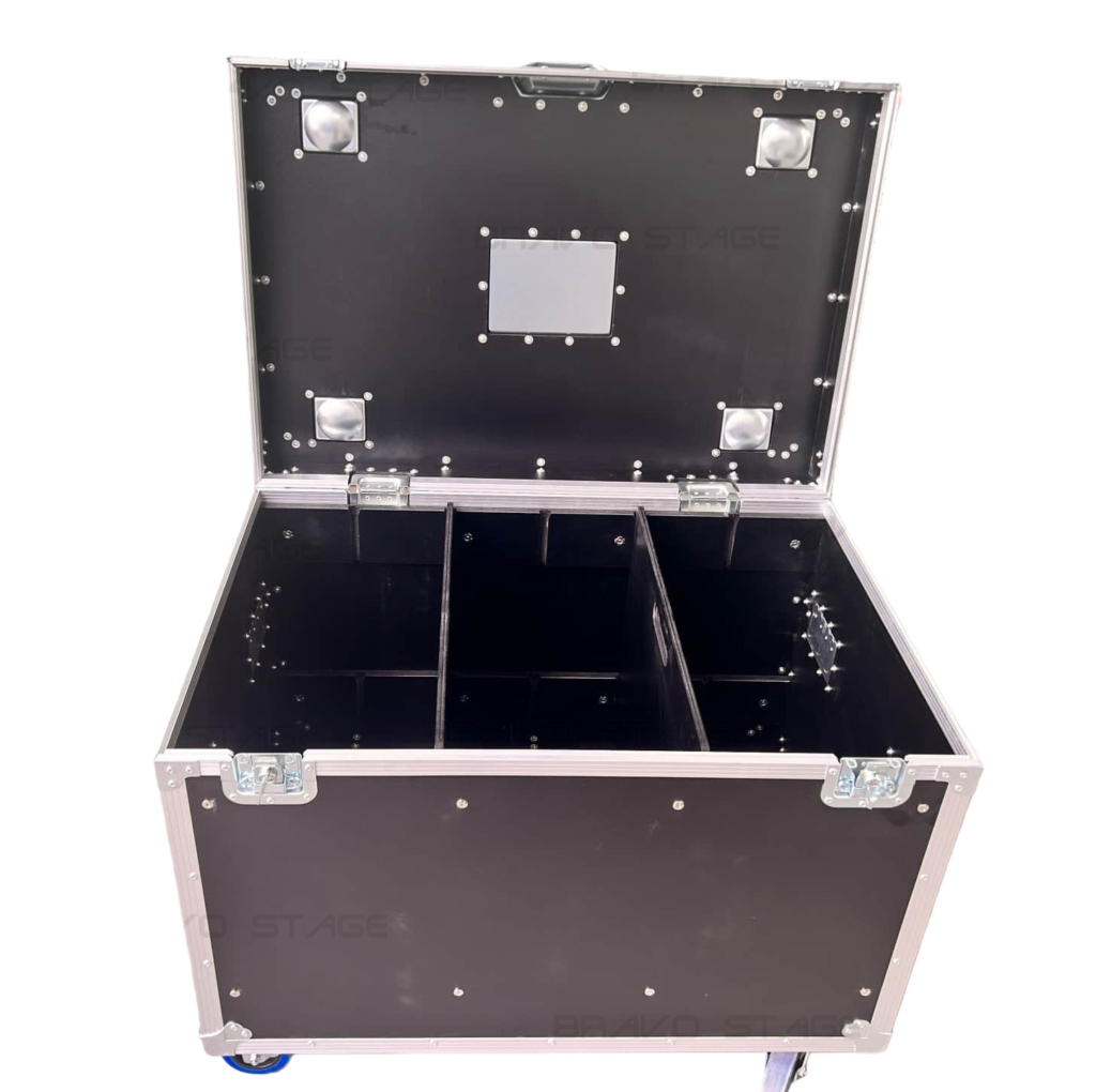 ATA Storage Cable Flight Case with Dividers-35″ x 28″ x 30″
