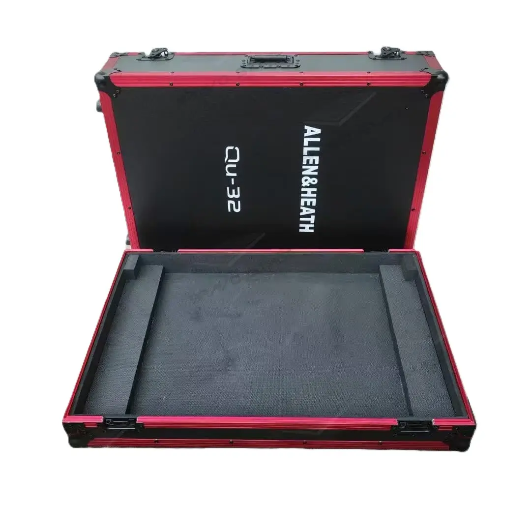 Red Color Digital Audio Mixer Flight Case for Allen & Heath QU32 Console