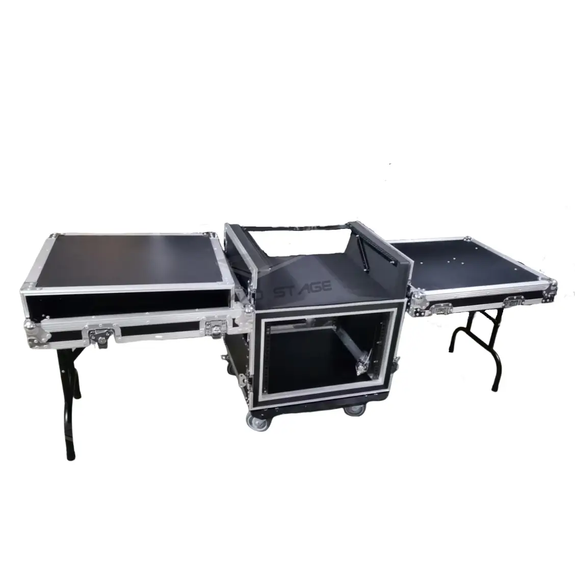 7U Space Shockproof Rack Case with Mixer Top