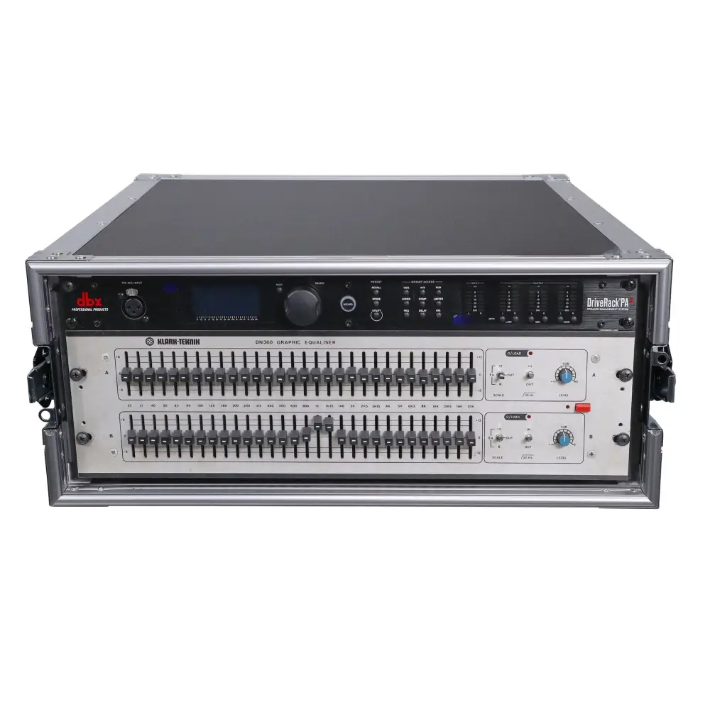 4U Rack Mount Flight Case 19 In Depth