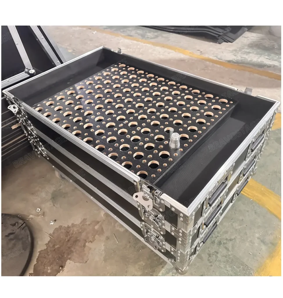 Spigot Truss Connectors and Pins Rack Case