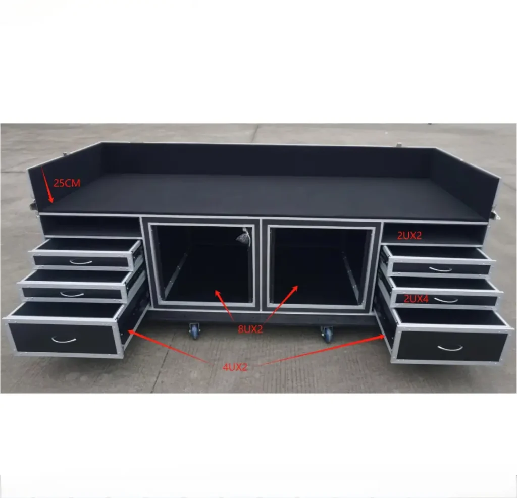 Customized Audio Console Workstation Case