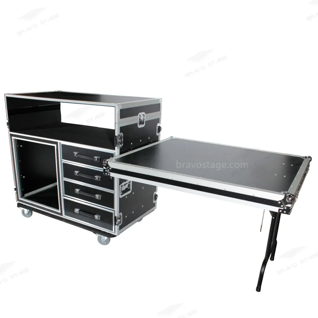 12U Shockproof Rack Mixer Console Case