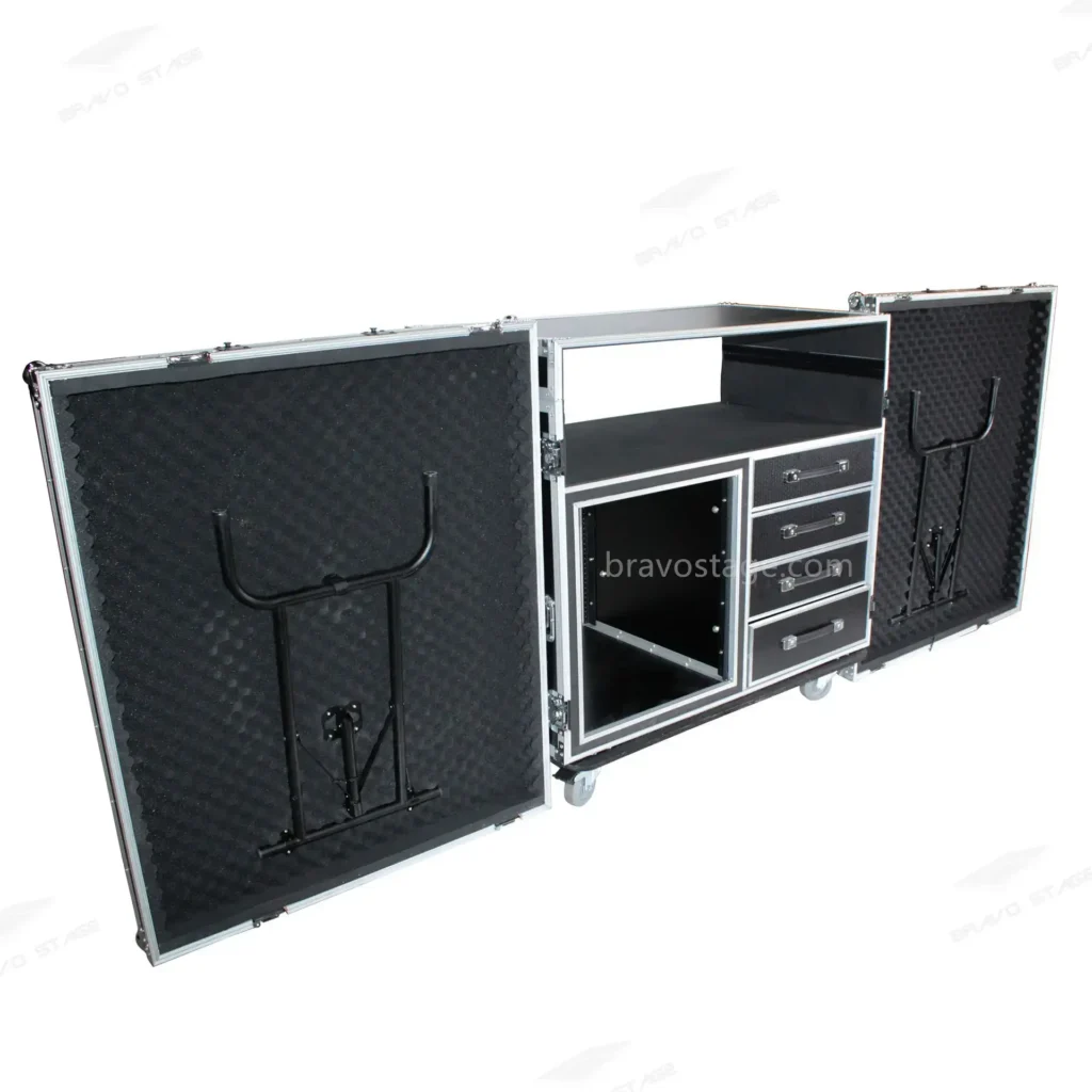 12U Shockproof Rack Mixer Console Case