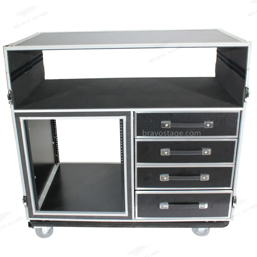 12U Shockproof Rack Mixer Console Case