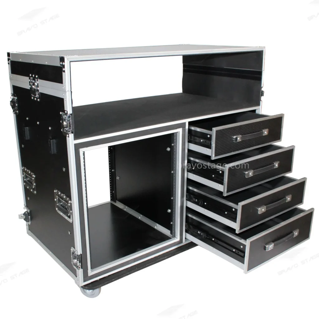 12U Shockproof Rack Mixer Console Case
