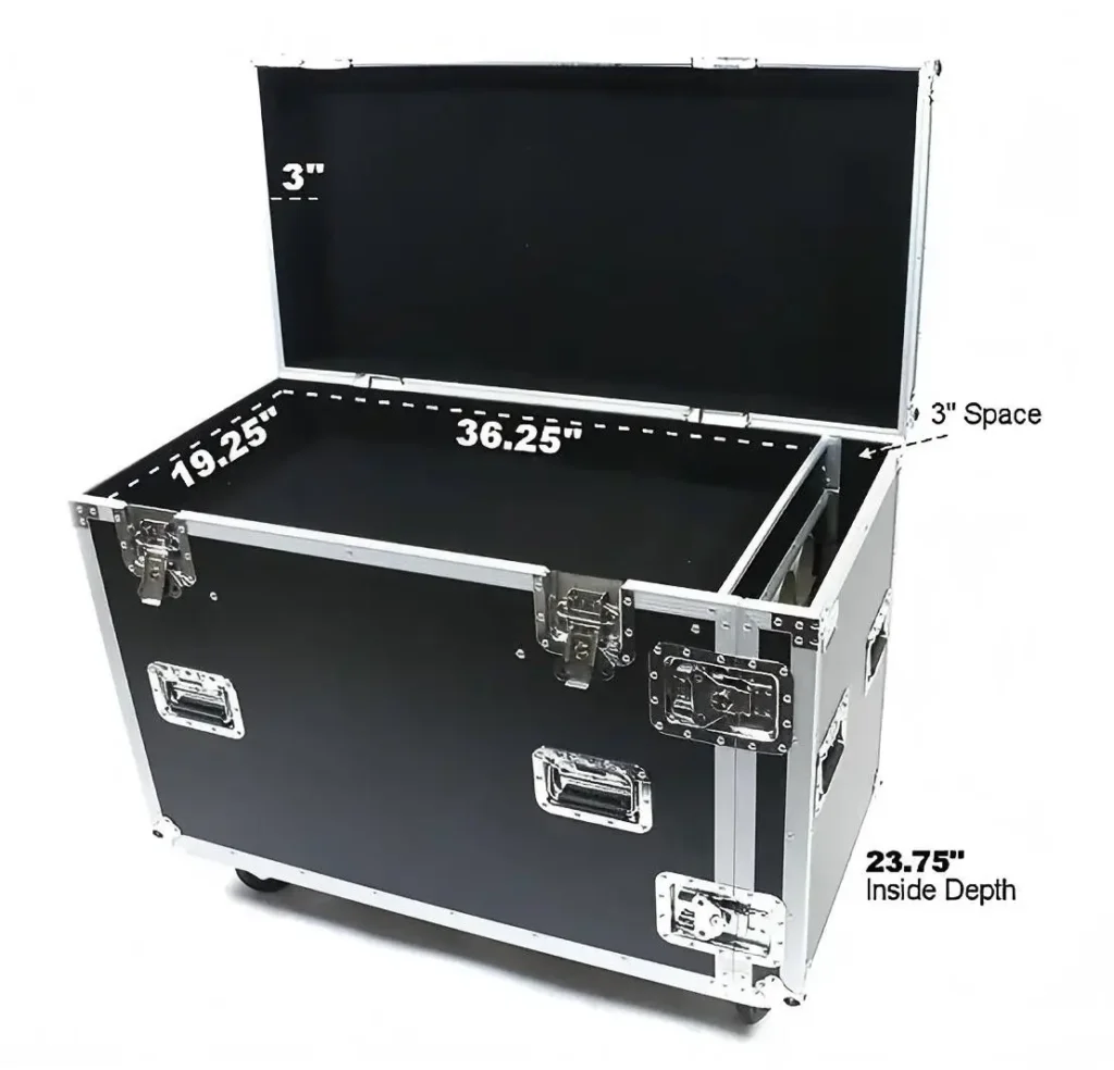 ATA Flight Case For 20 Tripod Microphone Stands