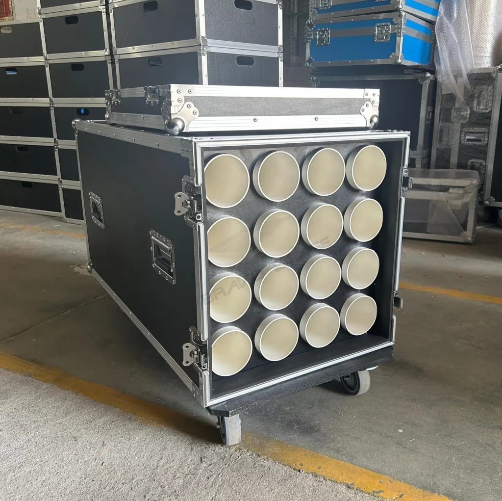 ATA Flight Case For 16 Tripod Microphone Stands