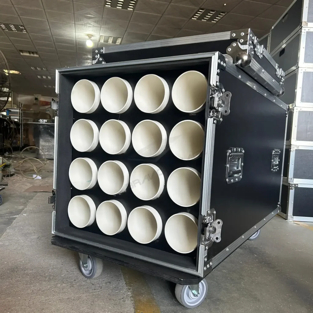 ATA Flight Case For 16 Tripod Microphone Stands