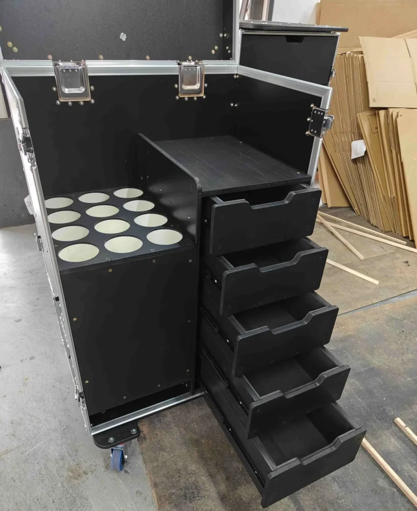 12-UP Mic Stand with Drawers WorkBox