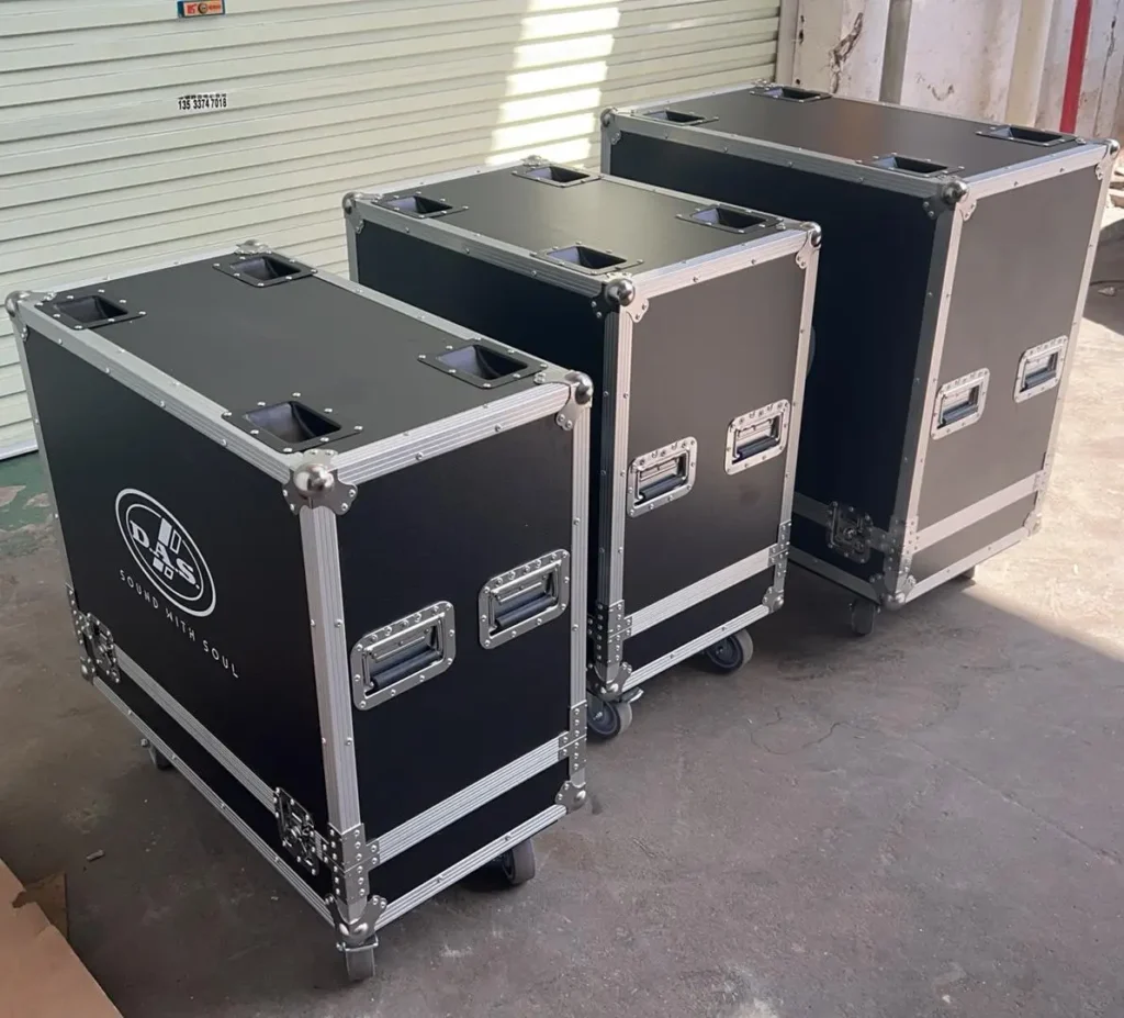 Flight Case 2x DAS 515A Speakers