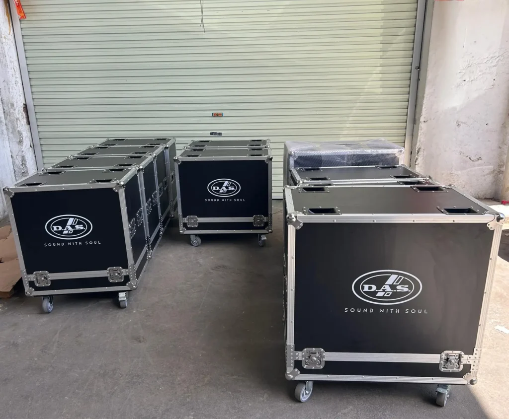 Flight Case 2x DAS 515A Speakers