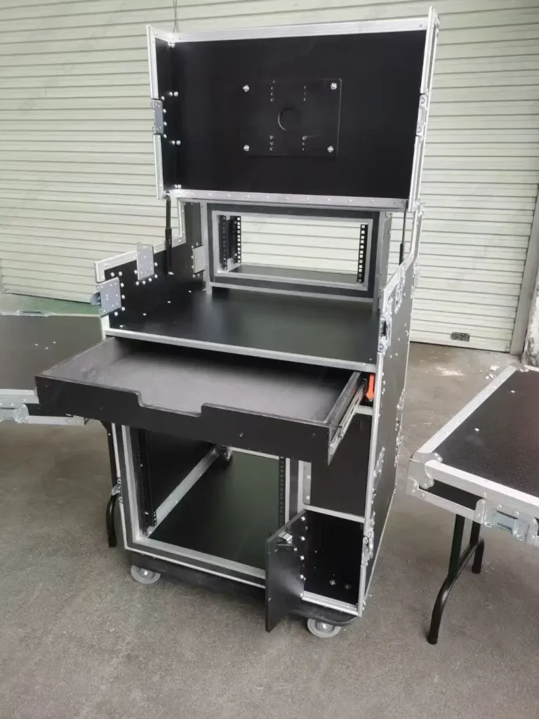 Mobile AV Broadcasting Streaming Recording Studio Workstation Case