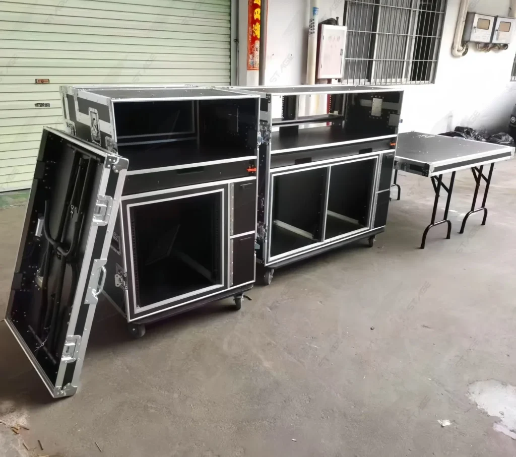 Mobile AV Broadcasting Streaming Recording Studio Workstation Case