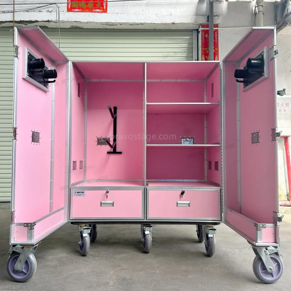 Pink Color Horse Equipment Storage Flight Case