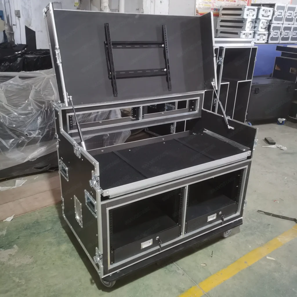 Mobile Video Workstation Flight Case