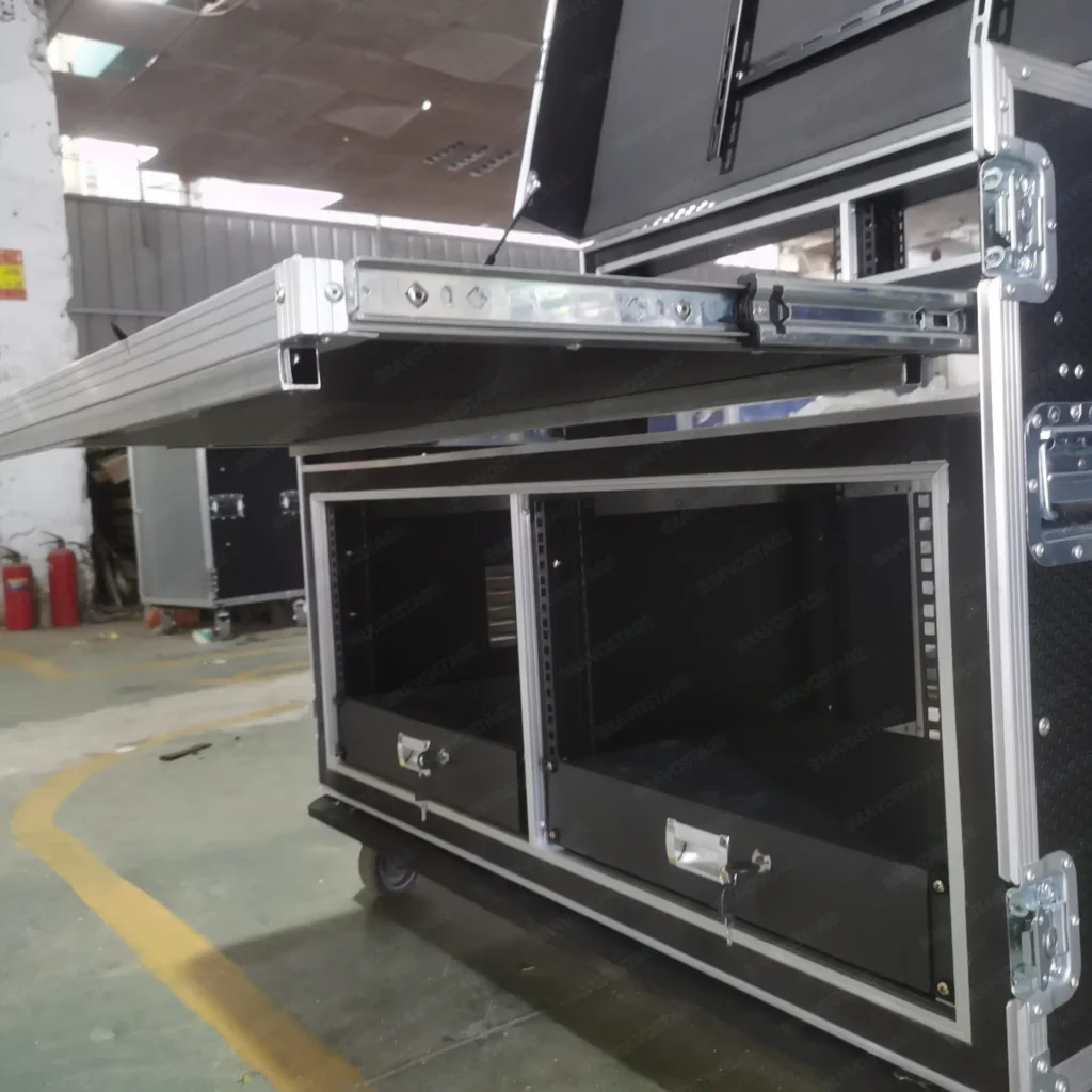 Mobile Video Workstation Flight Case