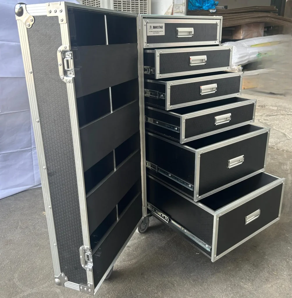 Custom 6 Drawers Road Case