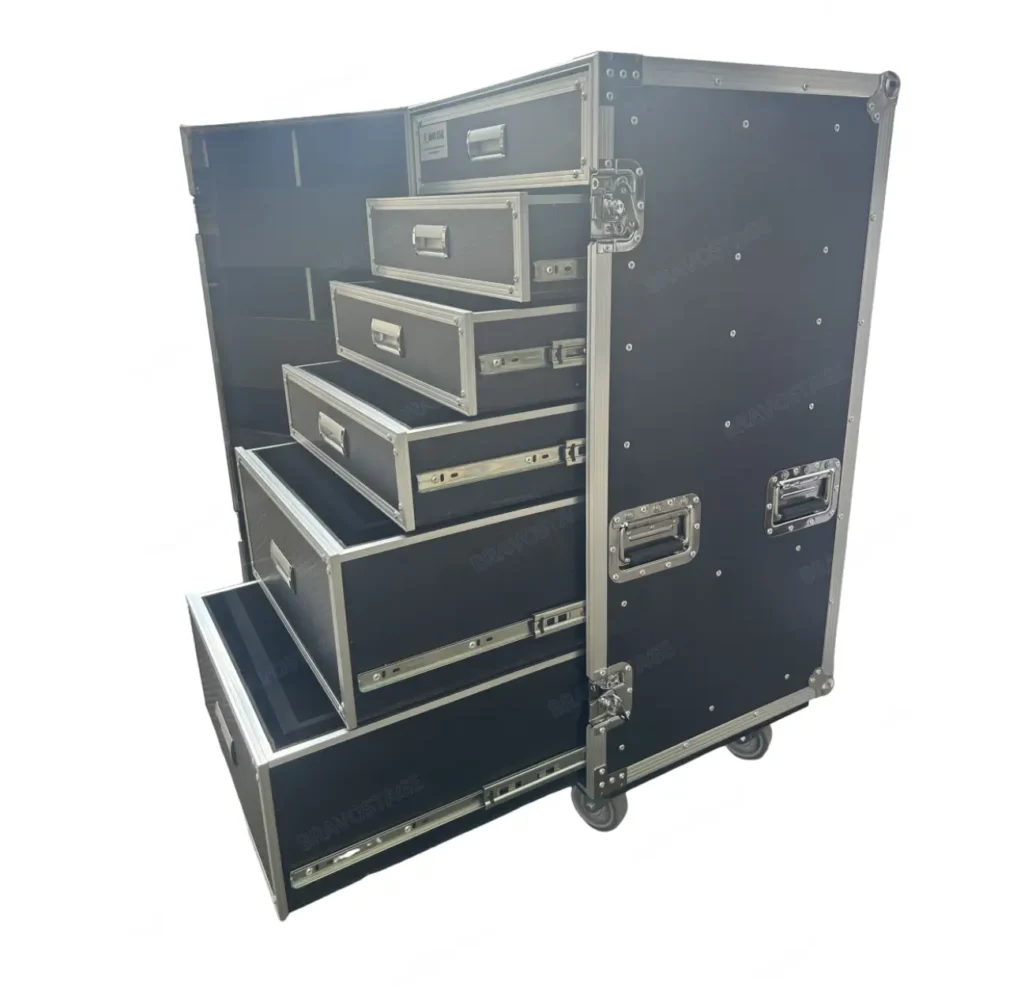 Custom 6 Drawers Road Case