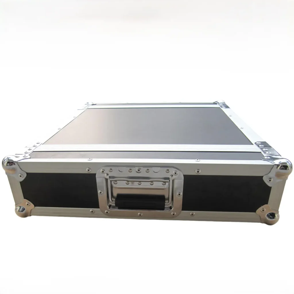 2U Space Rack Mount ATA Flight Case 19 Inch Depth