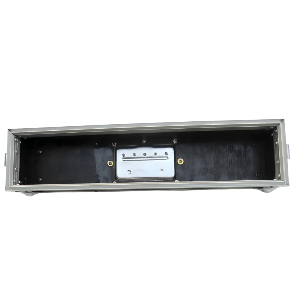 2U Space Rack Mount ATA Flight Case 19 Inch Depth