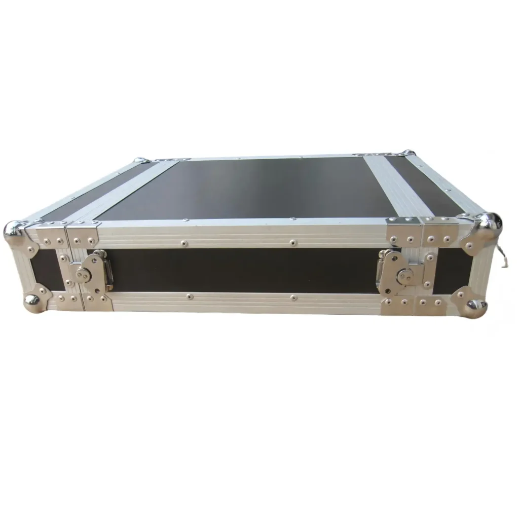 2U Space Rack Mount ATA Flight Case 19 Inch Depth