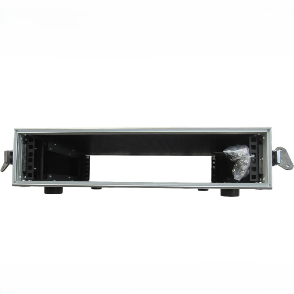 2U Space Rack Mount ATA Flight Case 19 Inch Depth