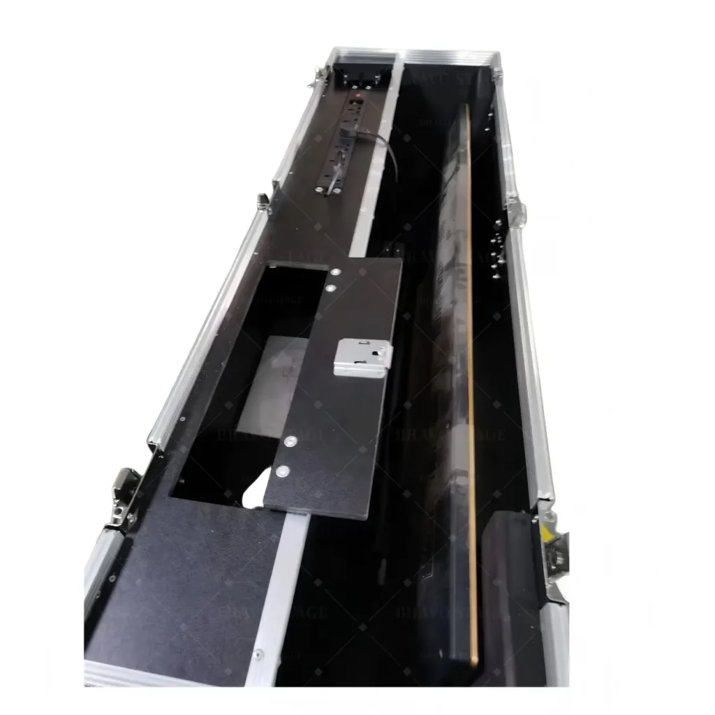 Motorized Universal Flight Case For Flat Panel Monitor LED LCD TV Dual 50″