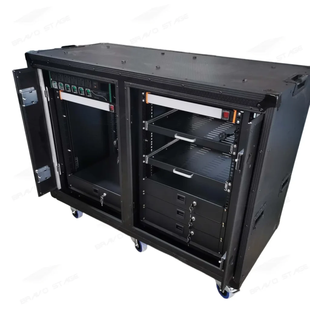 Double SLAM Rack Case with Drawers 32U