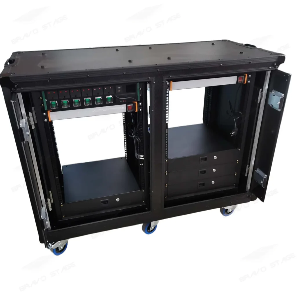 Double SLAM Rack Case with Drawers 32U