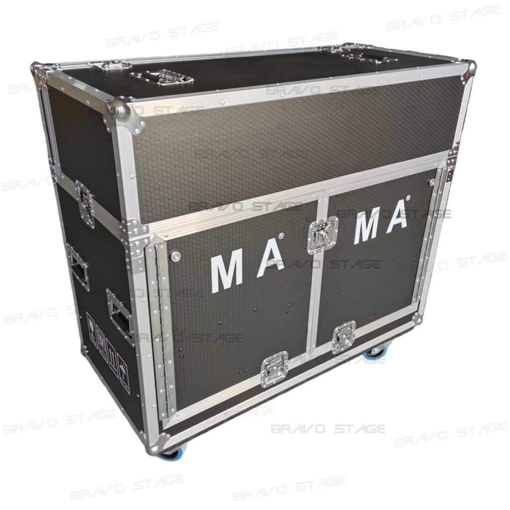 Flip-Ready Hydraulic Flight Case for Grand MA Digital Audio Consoles