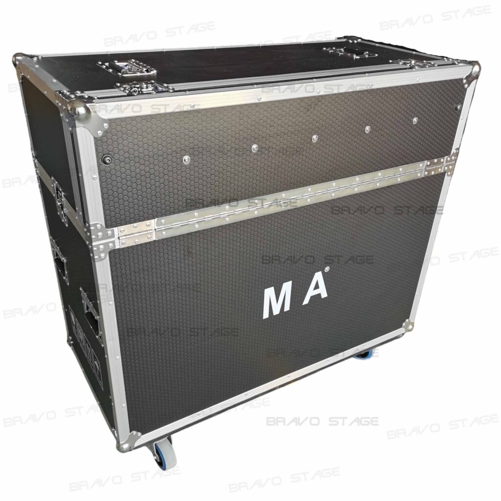 Flip-Ready Hydraulic Flight Case for Grand MA Digital Audio Consoles