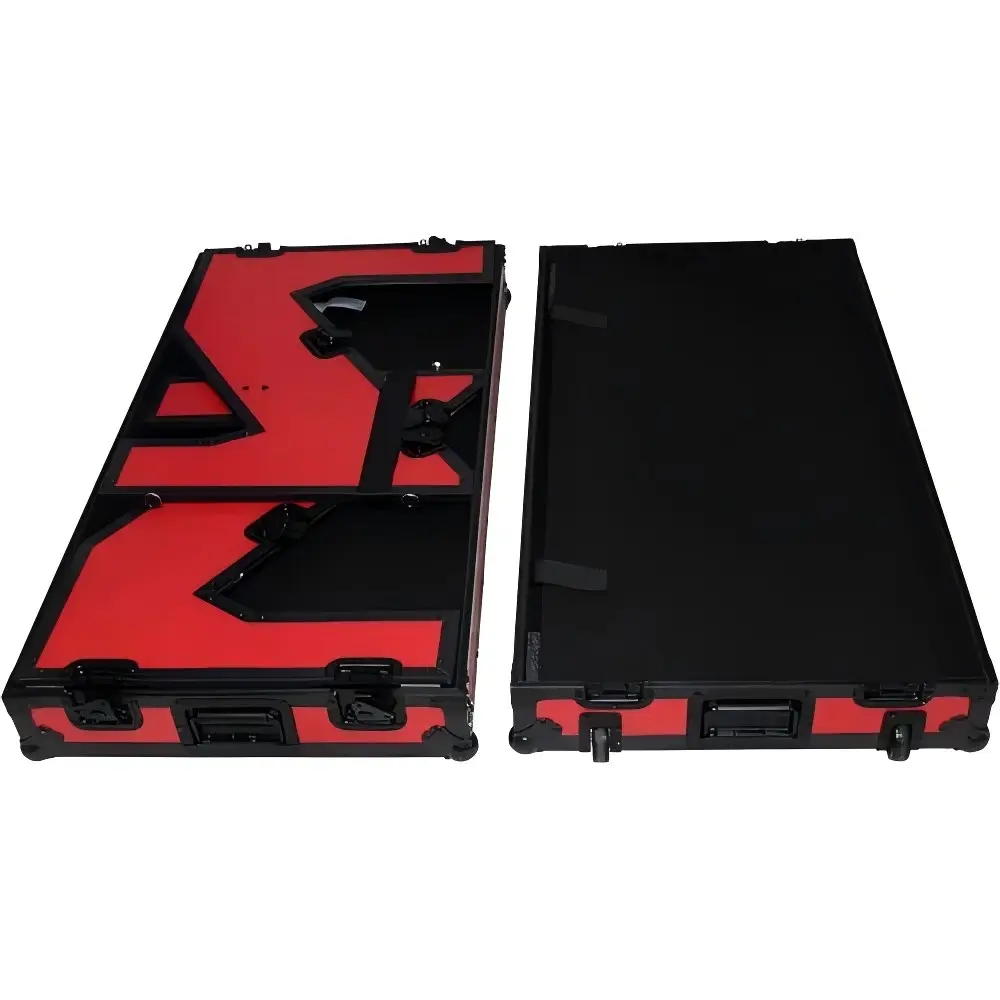 Foldable DJ Z Style Table Flight Case with Beer Cup