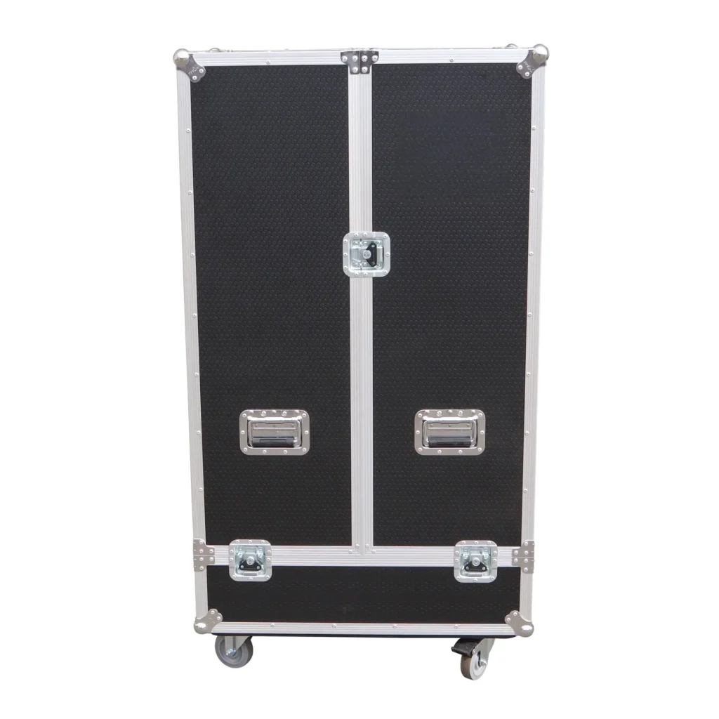 Universal Line Array Speaker Flight Case fits 4x RCF HDL30, HDL20, JBL SRX910LA, DAS SARA100