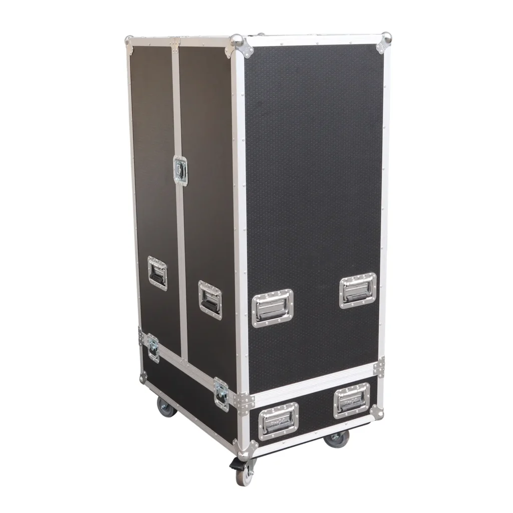 Universal Line Array Speaker Flight Case fits 4x RCF HDL30, HDL20, JBL SRX910LA, DAS SARA100
