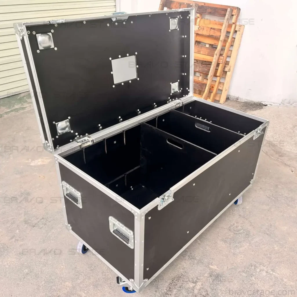 Utility ATA Storage Cable Flight Case with Dividers