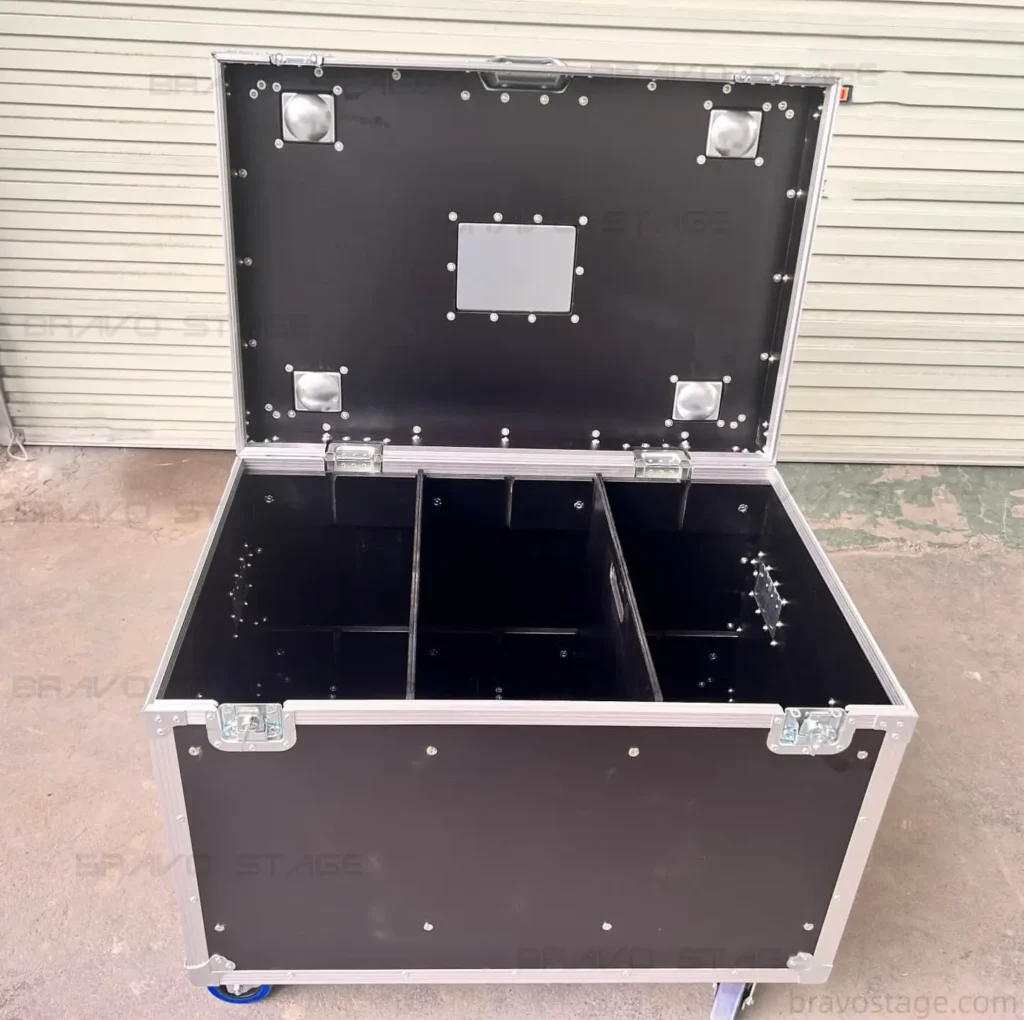 ATA Storage Cable Flight Case with Dividers-35″