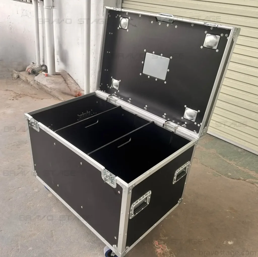 ATA Storage Cable Flight Case with Dividers-35″