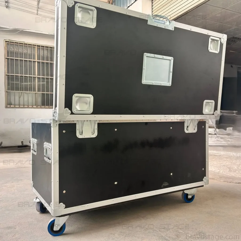 ATA Storage Cable Flight Case with Dividers-35″