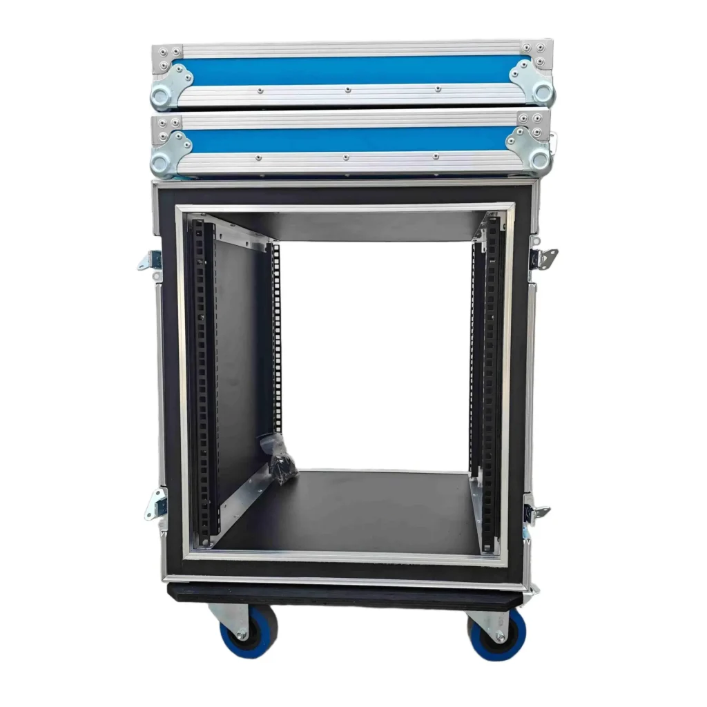 ATA 12U Shockproof Rack Mount Flight Case 19 inch Depth