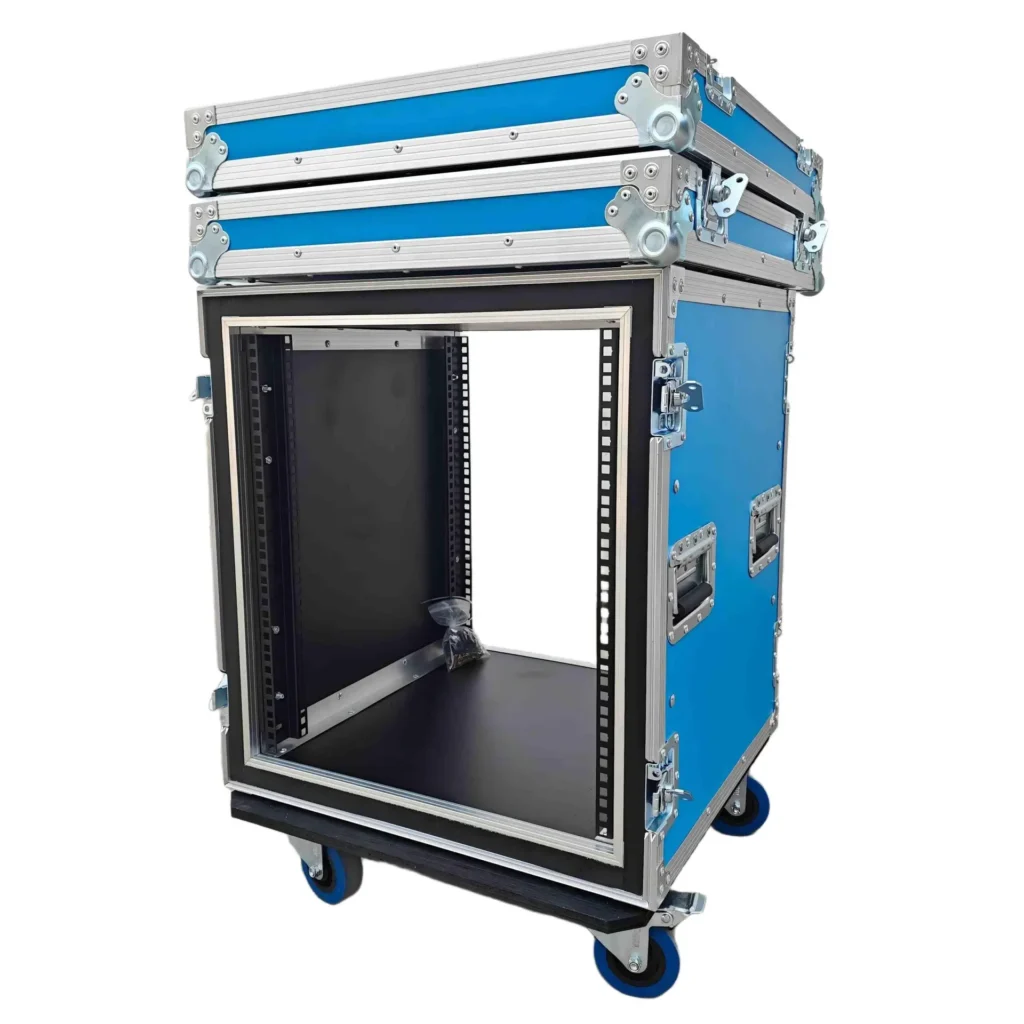 ATA 12U Shockproof Rack Mount Flight Case 19 inch Depth
