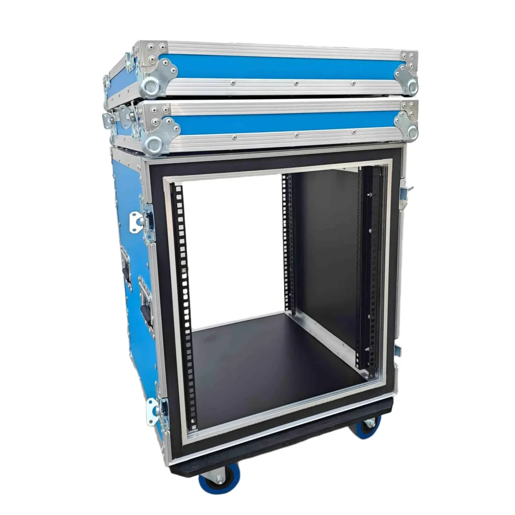 ATA 12U Shockproof Rack Mount Flight Case 19 inch Depth
