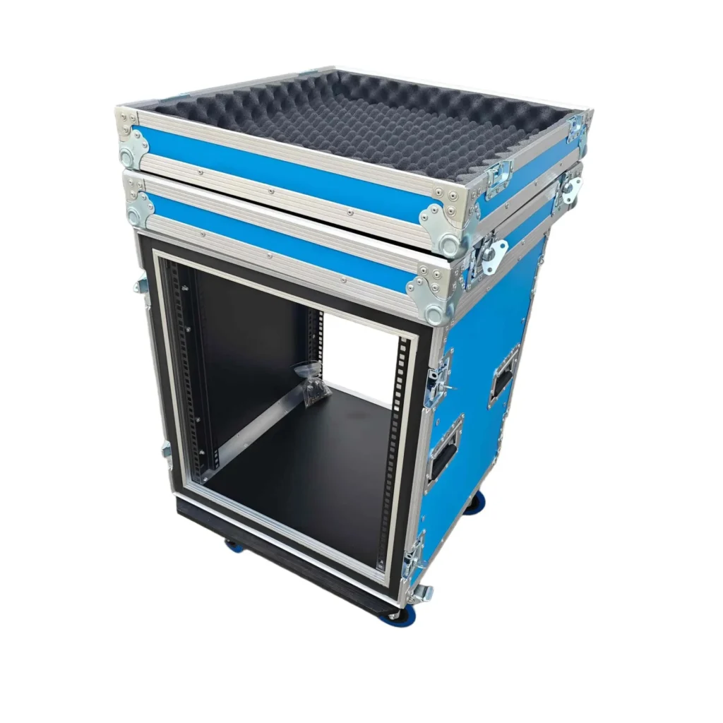 ATA 12U Shockproof Rack Mount Flight Case 19 inch Depth