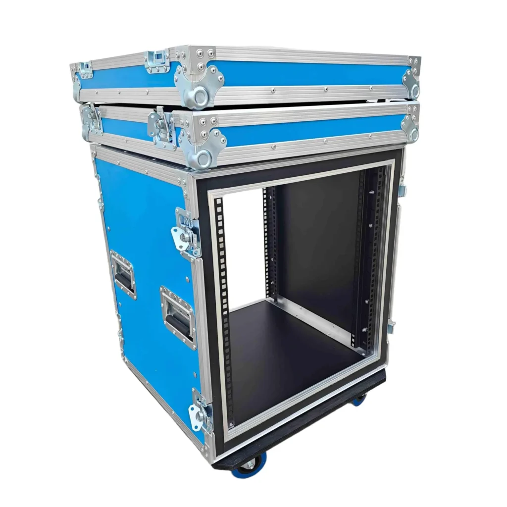 ATA 12U Shockproof Rack Mount Flight Case 19 inch Depth